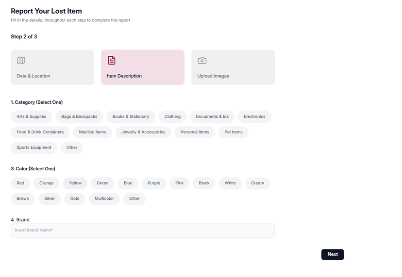 Categorize the Item